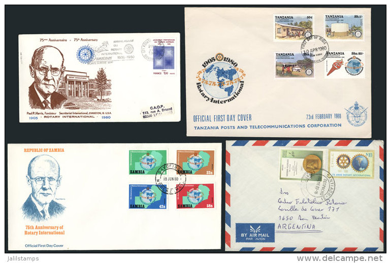 21 Covers Related To Topic ROTARY, Very Fine Quality, Very Little Duplication, Low Start! - Rotary, Lions Club