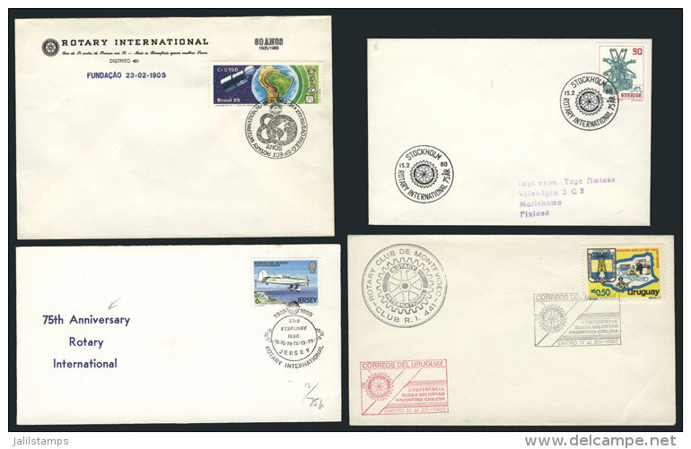 23 Covers Related To Topic ROTARY, Very Fine Quality, Very Little Duplication, Low Start! - Rotary, Lions Club