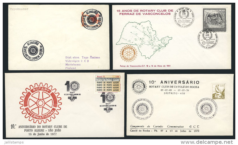 20 Covers Related To Topic ROTARY, Very Fine Quality, Very Little Duplication, Low Start! - Rotary, Lions Club