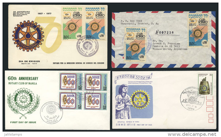 20 Covers Related To Topic ROTARY, Very Fine Quality, Very Little Duplication, Low Start! - Rotary, Lions Club