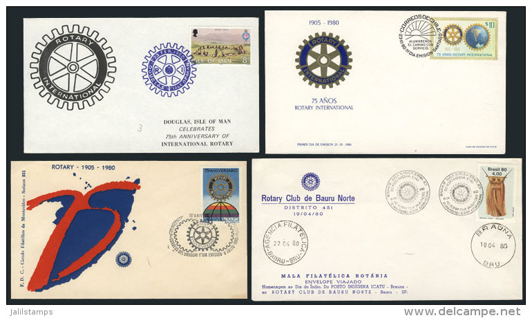 22 Covers Related To Topic ROTARY, Very Fine Quality, Very Little Duplication, Low Start! - Rotary Club