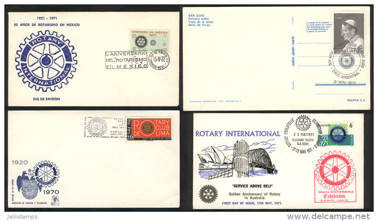 20 Covers Related To Topic ROTARY, Very Fine Quality, Very Little Duplication, Low Start! - Rotary, Club Leones