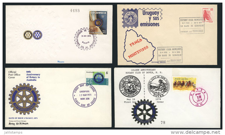20 Covers Related To Topic ROTARY, Very Fine Quality, Very Little Duplication, Low Start! - Rotary Club