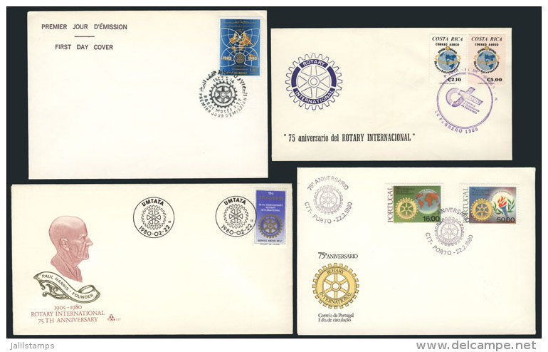 10 Covers Related To Topic ROTARY, Very Fine Quality, Little Duplication, Low Start! - Rotary, Lions Club