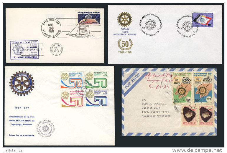 20 Covers Related To Topic ROTARY, Very Fine Quality, Very Little Duplication, Low Start! - Rotary, Lions Club