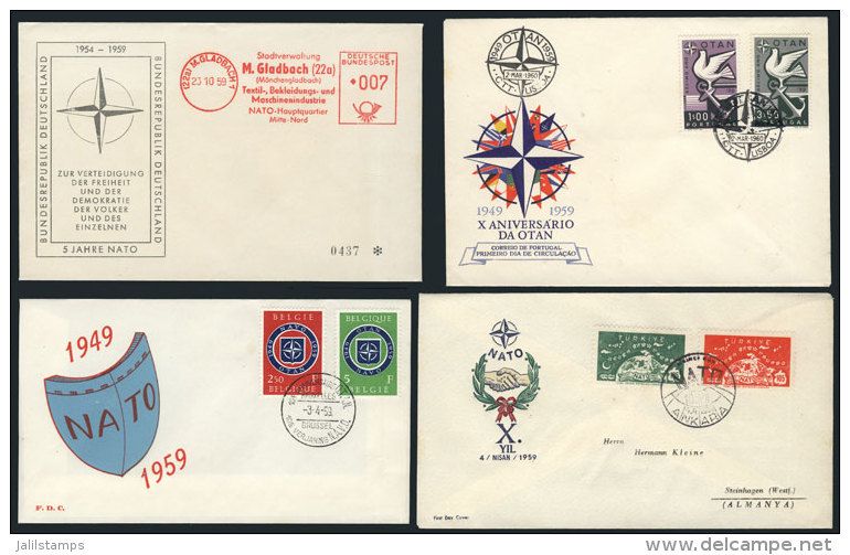 31 Covers Related To Topic NATO, Very Fine General Quality (few With Minor Defect), Good Opportunity At A Low... - Zonder Classificatie