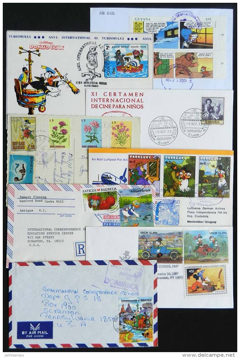 37 Covers Or Cards Of Varied Countries And Periods, All Related To Topic Disney, VF Quality! - Disney