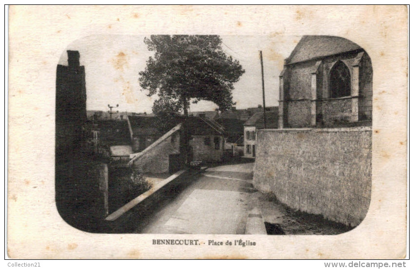 BENNECOURT .... PLACE DE L EGLISE - Sonstige & Ohne Zuordnung