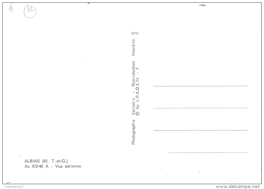 82-ALBIAS- VUE AERIENNE - Albias