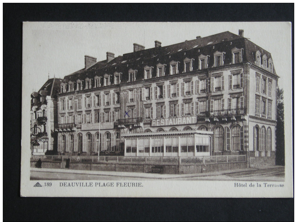 CPSM - 14 - DEAUVILLE - HÔTEL DE LA TERRASSE - Deauville