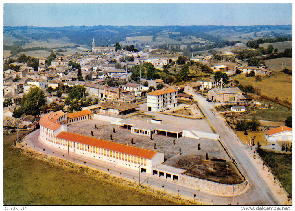 82-MONCLAR-DE-QUERCY- VUE AERIENNE AVEC LE C.E.G. - Montclar De Quercy