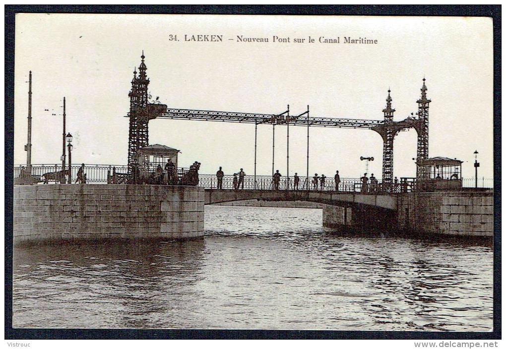 LAEKEN - Nouveau Pont Sur Le Canal Maritime - Circulé - Circulated - Gelaufen - 1900. - Laeken