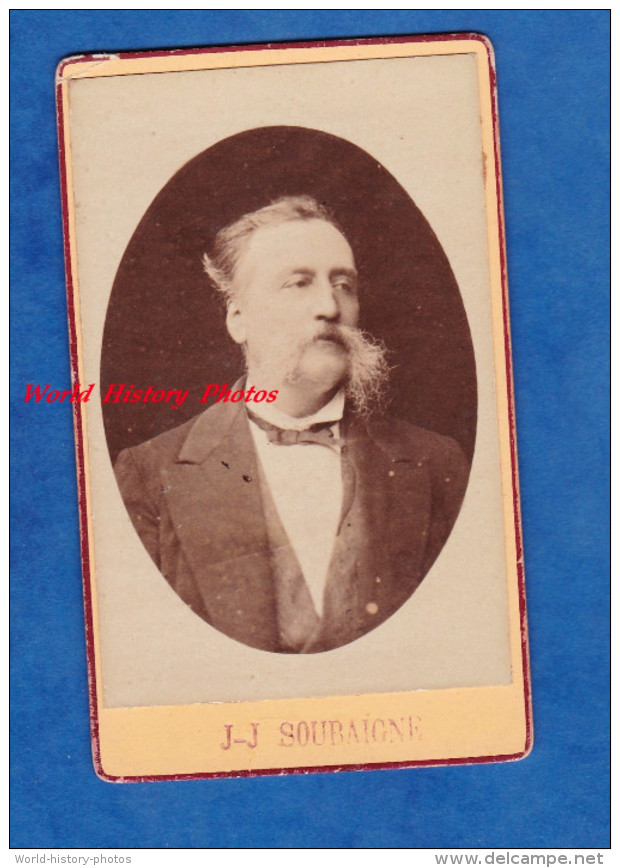 Photo Ancienne CDV Vers 1890 - Portrait De Georges De LOBIT De MONVAL - Photographie Soubaigne Hagetmau Dax Landes - Anciennes (Av. 1900)