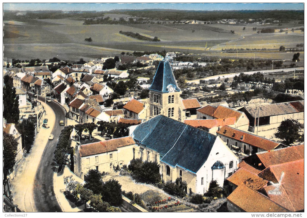 78-SAINT-MONT-LA-BRETECHE- VUE DU CIEL L'EGLISE - St. Nom La Breteche