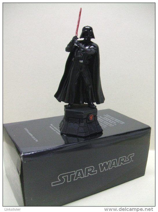 DARK VADOR (Darth Vader) Figurine En Plomb STAR WARS Pièce De Jeu D´échecs ALTAYA : Dame (reine) Noire - First Release (1977-1985)