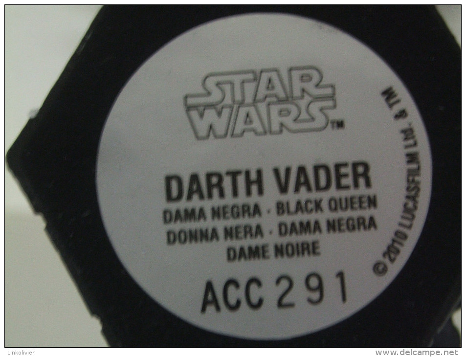 DARK VADOR (Darth Vader) figurine en plomb STAR WARS pièce de jeu d´échecs ALTAYA : dame (reine) noire