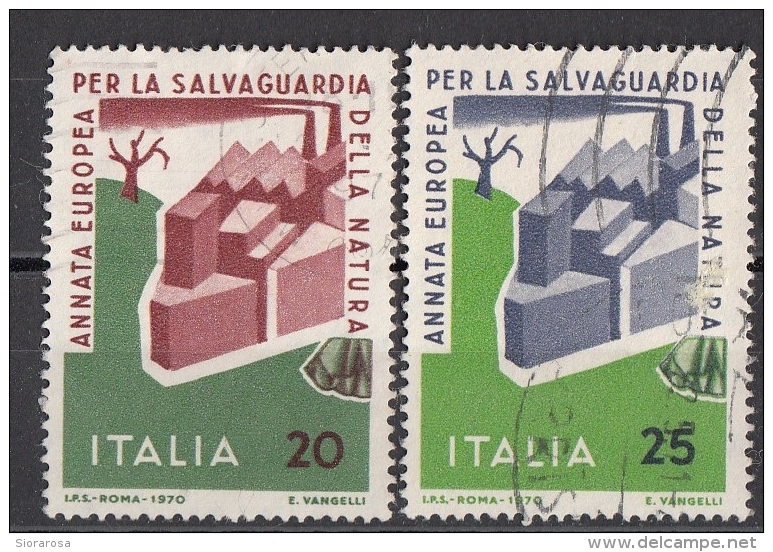 1236 Italia 1970  Salvaguardia Della Natura Viaggiato Used Full Set - Vegetazione
