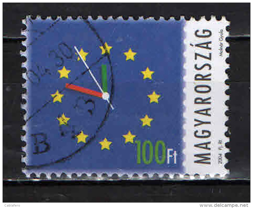 UNGHERIA - 2004 - VERSO L'INGRESSO DELL'UNGHERIA NELLA'UNIONE EUROPEA - USATO - Used Stamps