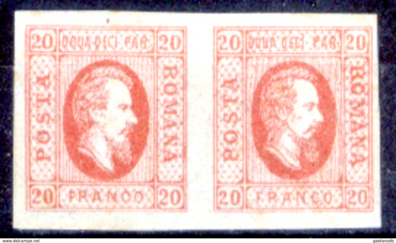 Romania-00064 - 1865: Y&T N. 13 + 13a (+) LH - Privo Di Difetti Occulti - 1858-1880 Moldavie & Principauté