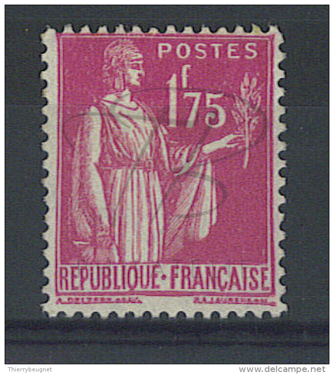 VEND BEAU TIMBRE DE FRANCE N°289 , XX !!!! - 1932-39 Peace