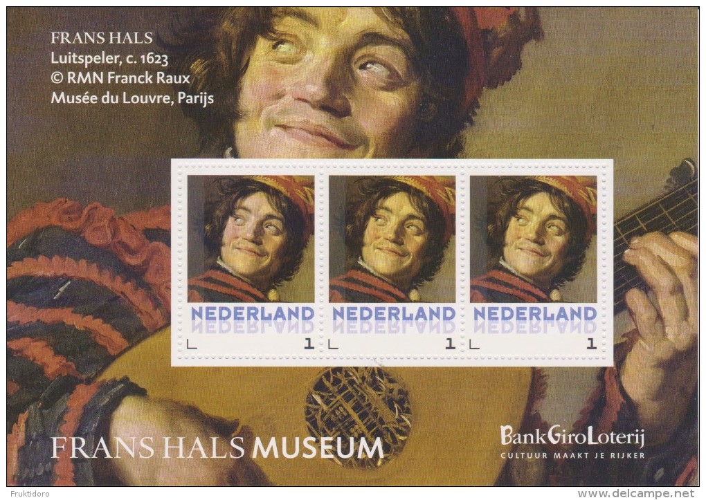 The Netherlands Personal Stamps - Frans Hals - The Lute Player - Sheet * * - Francobolli Personalizzati