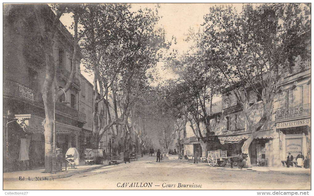 84-CAVAILLON - COURS BOURNISSAC - Cavaillon