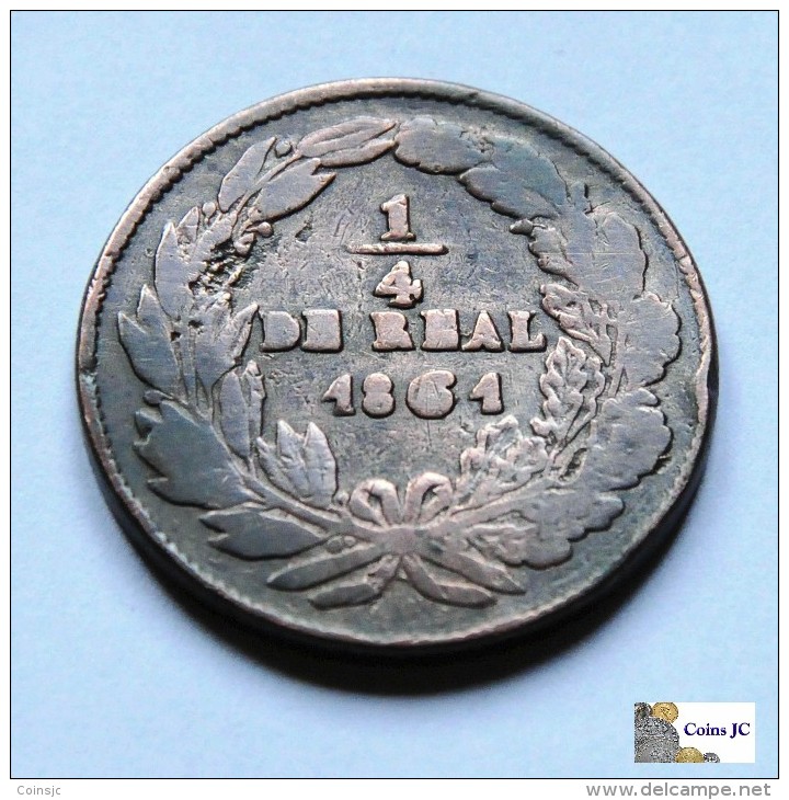 México - Chihuahua - 1/4 Real - 1861 - México