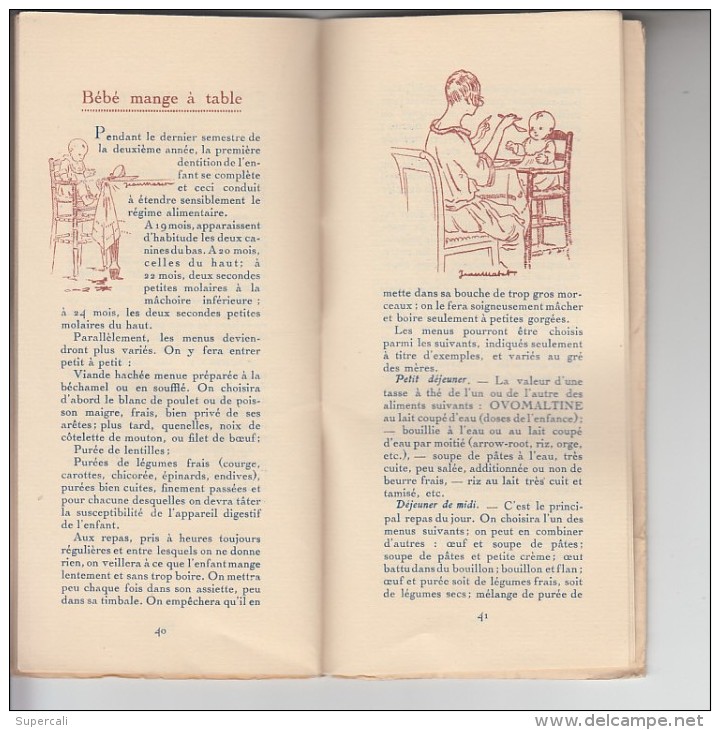 RT29.144 BROCHURE CONSEIL AUX MERES PAR LE DOCTEUR LARSONNA.CHAUSSONS.LANDEAU.SEIN.BALANCE.JOUETS..NOUNOURS - Santé