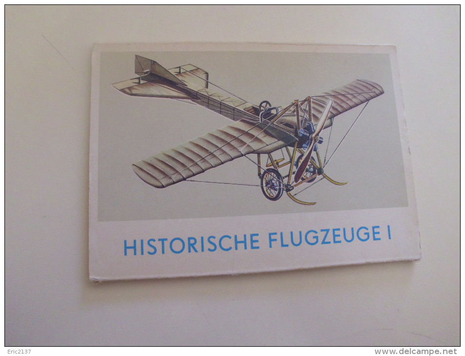 CARNET DE 11 ILLUSTRATIONS ...VIEUX AVIONS HISTORIQUES - ....-1914: Vorläufer