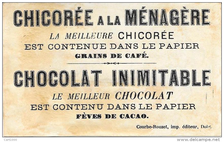 CROMOLITOGRAFIA CHICOREE A LA MENAGERIE CAFE' CHOCOLAT CAMBRAI - Altri & Non Classificati