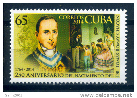 Cuba 2014 / Dr. Tomas Romay  MNH / C8632   3 - Nuevos