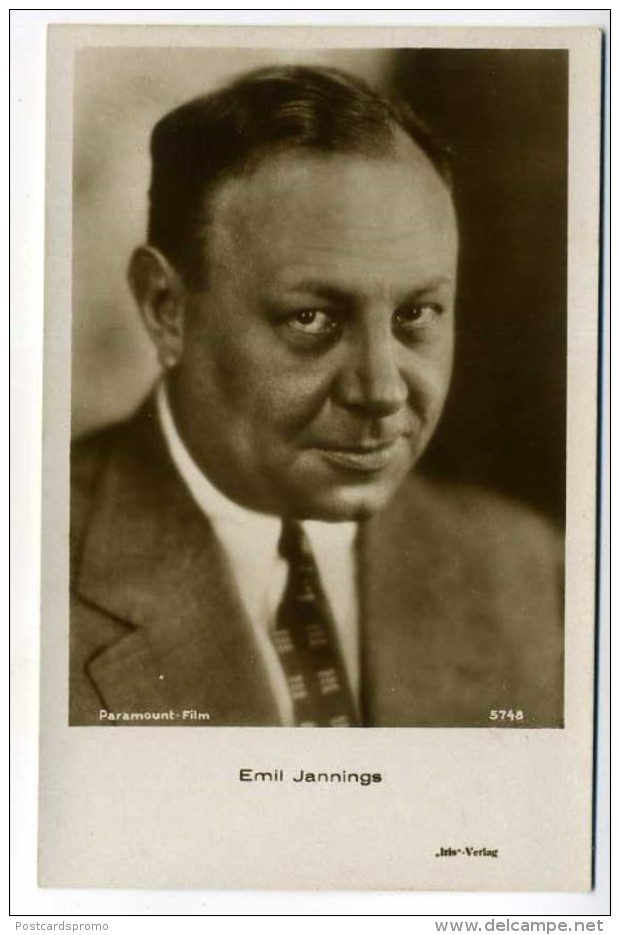 Cinema, Actor, Actress - EMIL JANNINGS - Acteurs