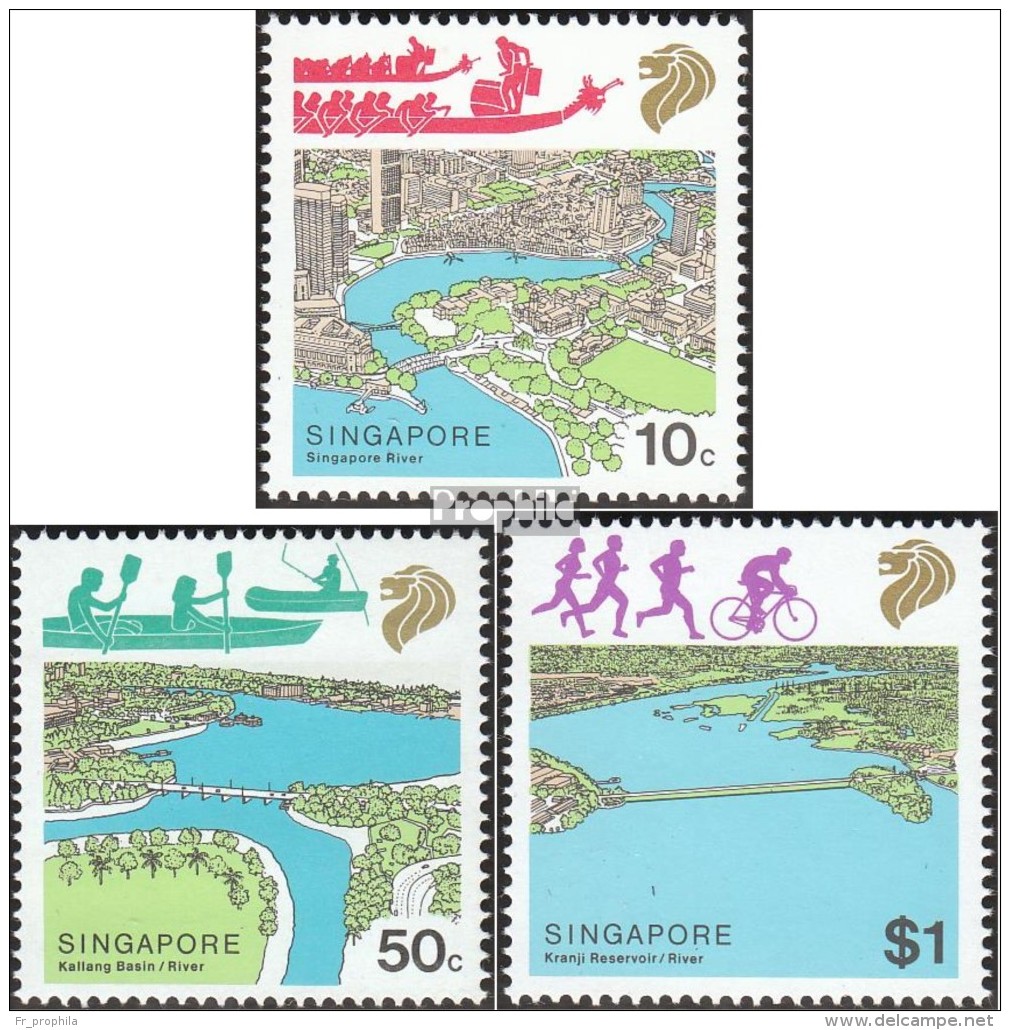 Singapour 536-538 (complète.Edition.) Neuf Avec Gomme Originale 1987 Vie Sur Eau - Singapour (1959-...)