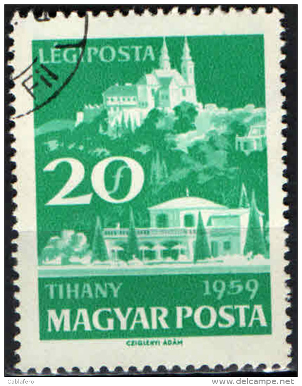 UNGHERIA - 1959 - LAGO BALATON - USATO - Usati