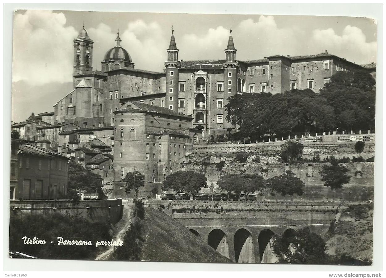 URBINO PANORAMA PARZIALE  VIAGGIATA FG - Urbino