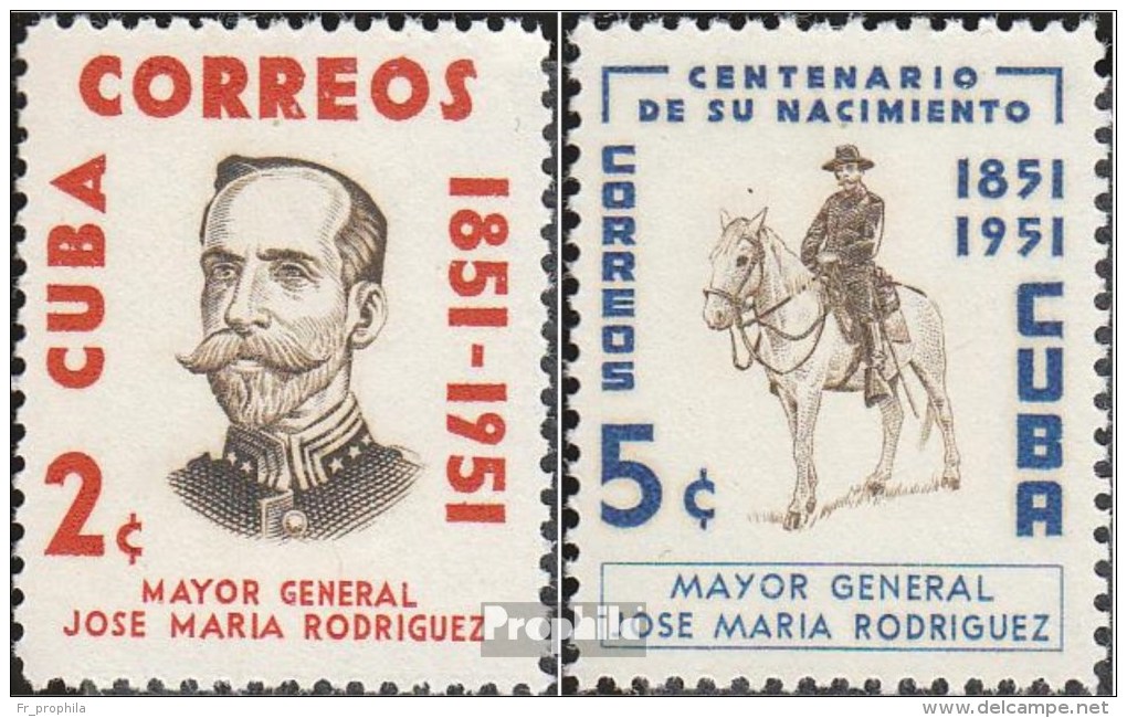 Cuba 433-434 (complète.Edition.) Neuf Avec Gomme Originale 1954 Jos Maria Rodriguez - Neufs