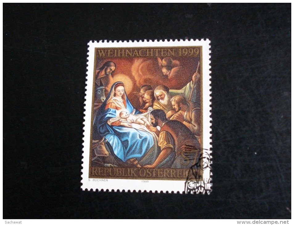 Autriche - Année 1999 - Noël - Y.T. 2129 - Oblitéré - Used - Gestempeld - Oblitérés