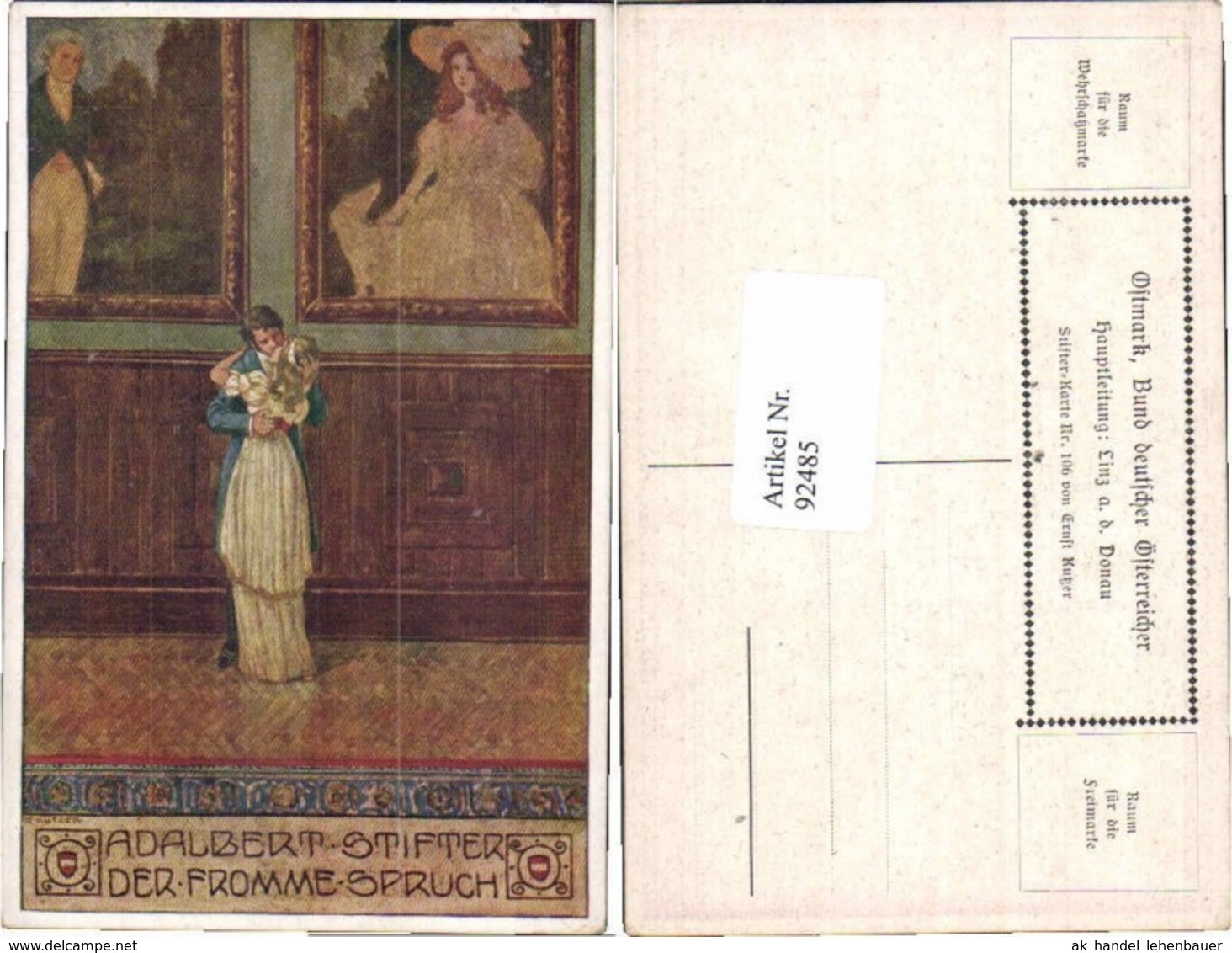 92485,E. Kutzer Ostmark Bund Deutscher &Ouml;sterreicher Nr 106 - Kutzer, Ernst