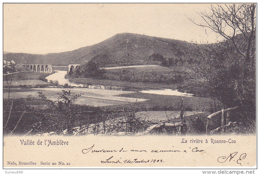 Vallée De L'Amblève - La Rivière à Roanne-Coo (précurseur, 1902) - Stoumont