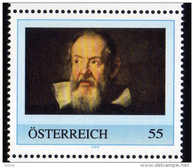ÖSTERREICH 2009 ** Astronomie, Galileo GALILEI - PM Personalized Stamp MNH - Timbres Personnalisés