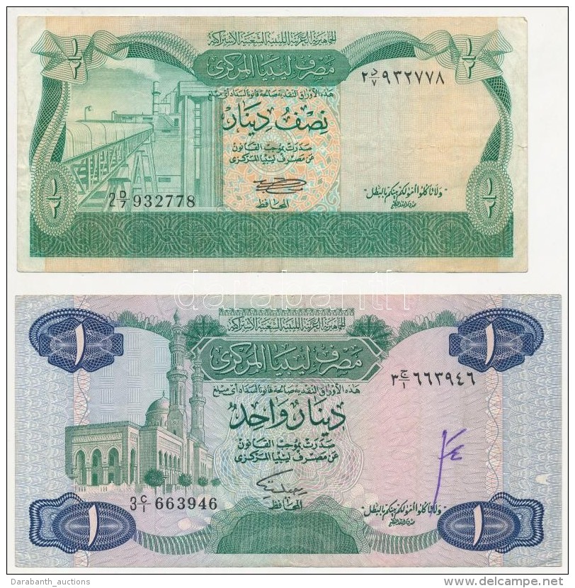 Líbia 1981. 1/2D + 1D T:III
Lybia 1981. 1/2 Dinar + 1 Dinar C:F - Non Classificati