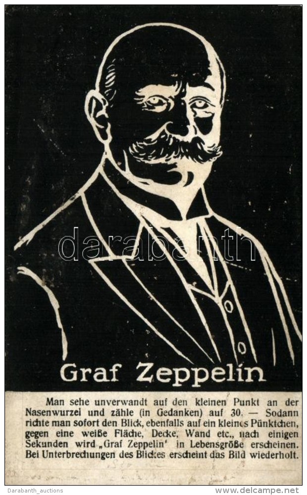 ** T2 Graf Zeppelin, Optical Illusion Postcard - Non Classificati