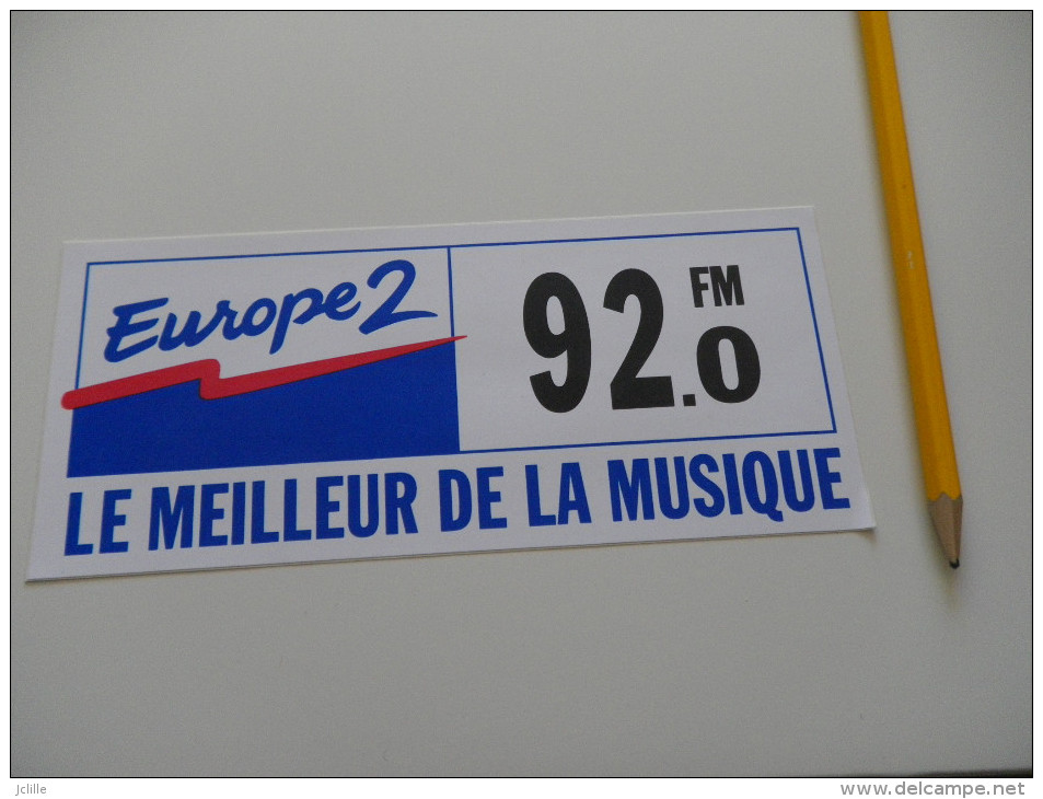 Autocollant - RADIO FM - EUROPE 2 - Autocollants