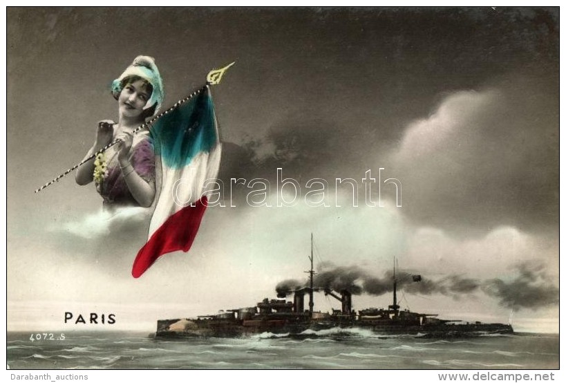 * T1/T2 'Paris' Battleship, Navy Propaganda - Non Classificati