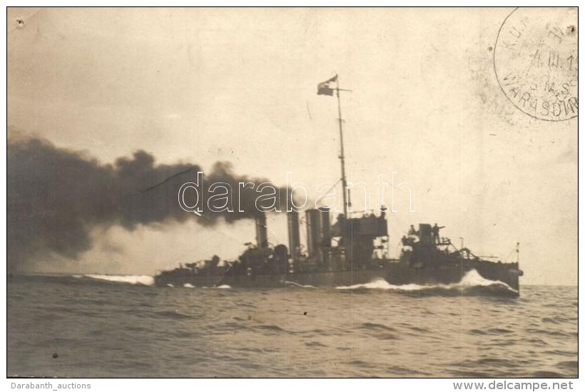 * T4 Osztrák-magyar Haditengerészet Rombolója / K.u.K. Kriegsmarine Destroyer (pinhole) - Non Classificati