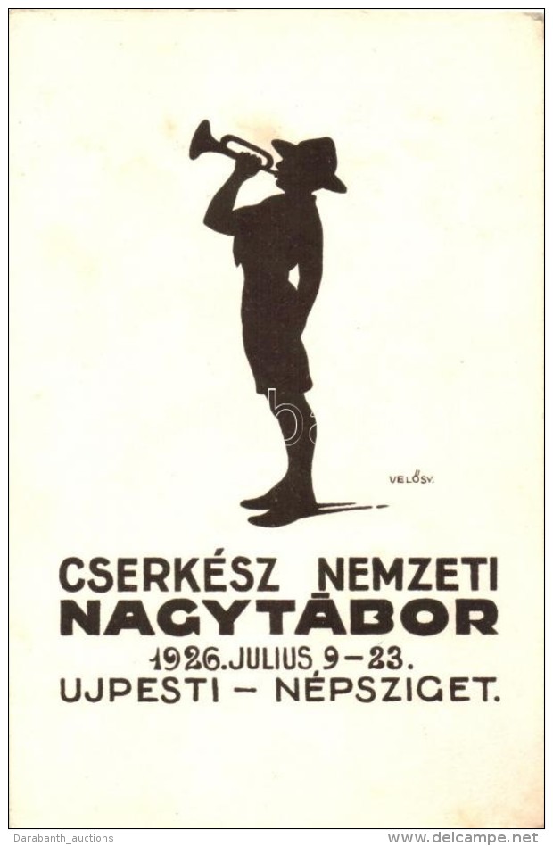 ** T2/T3 1926 Cserkész Nemzeti Nagytábor, Újpest-Népsziget / Hungarian National Scout... - Unclassified