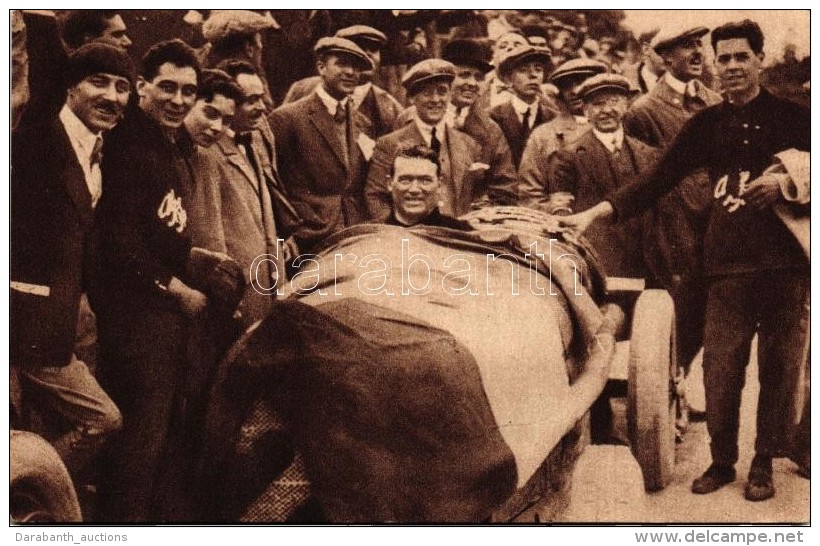 ** T1/T2 1925 Grand Prix D'Europe; Ascari Dopo La Vittoria / Ascari After The Victory - Unclassified