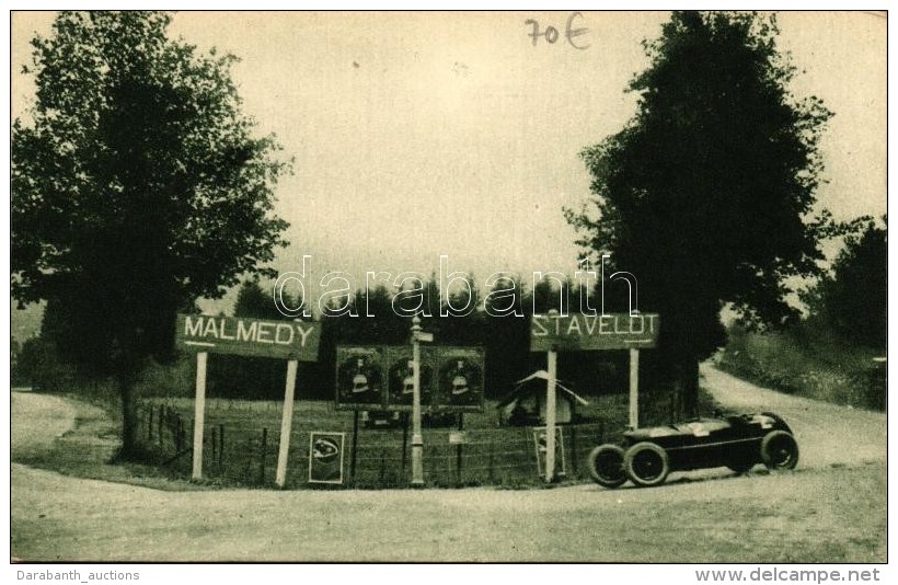 ** T1 1925 Grand Prix D'Europe; Ascari Alla Curva Della Source / Ascari At The Source Corner - Non Classificati