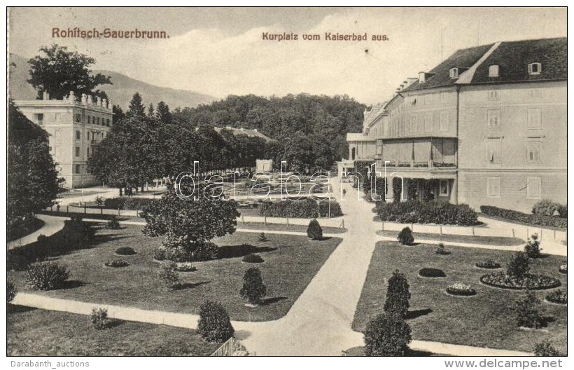T2 Rogaska Slatina, Rohitsch-Sauerbrunn; Kurplatz Vom Kaiserbad Aus / Spa Square - Unclassified