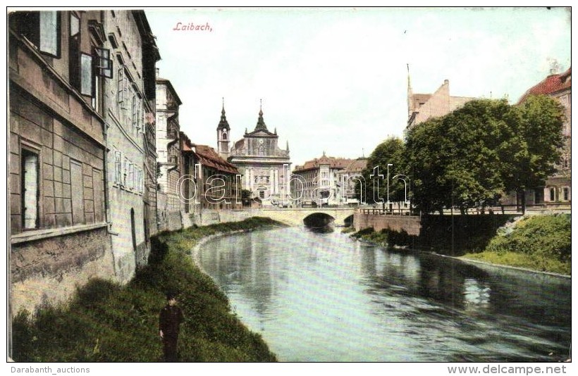 ** T2 Ljubljana, Laibach; River, Church - Unclassified